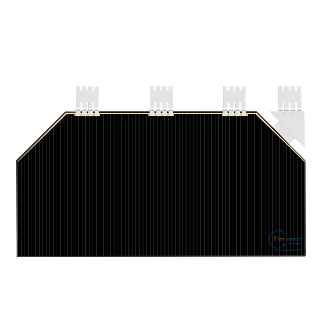 SC-3GA-4空间三连接GAAS太阳能电池组件EFF 32％.cic