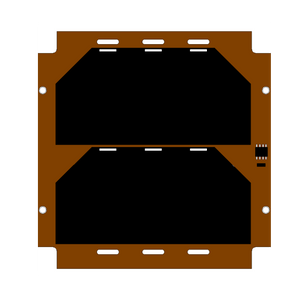 30% 效率 1U 太阳能电池板（顶部/底部）
