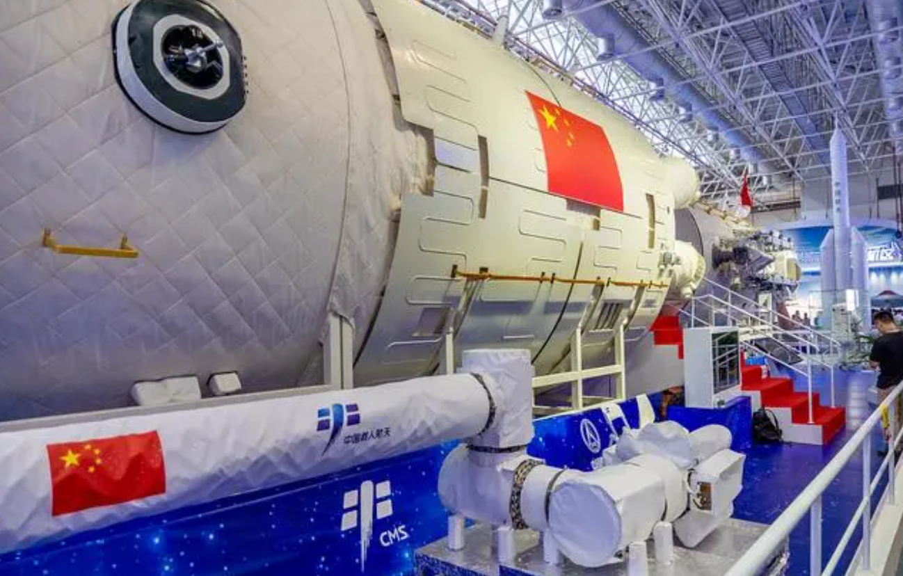 Das Frachtschiff Tianzhou-6 bereitet sich auf den Start im Mai vor