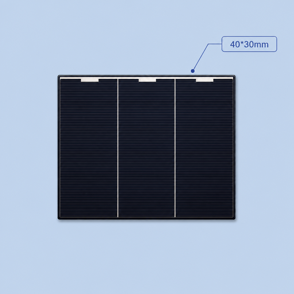 Sinaran Kuat Sel Suria Silikon Angkasa Saiz Lebih Kecil：30*40mm |Pembekal Sistem Kuasa Satelit Angkasa Yim